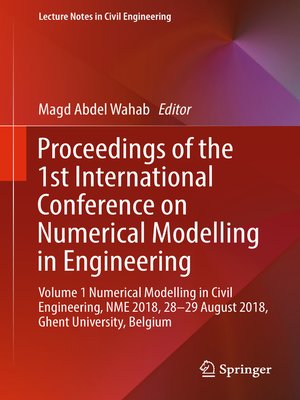 cover image of Proceedings of the 1st International Conference on Numerical Modelling in Engineering